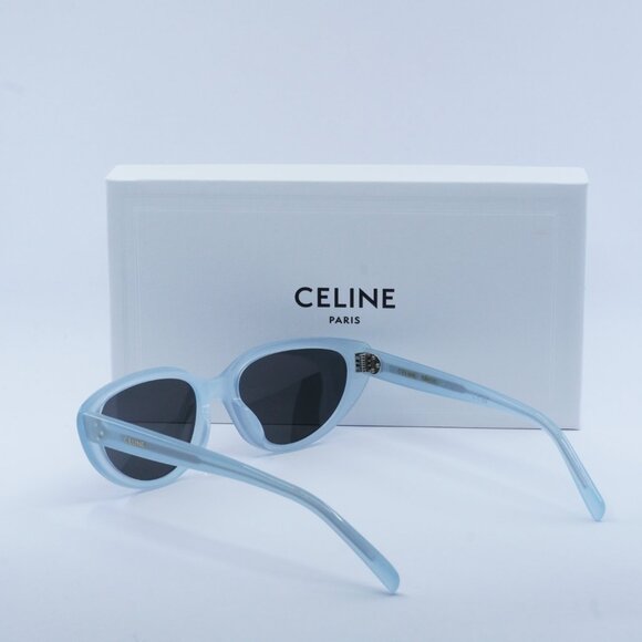 Final Price! Celine CL40220U 84A Opaline Light Blue Sunglasses - Picture 4 of 14